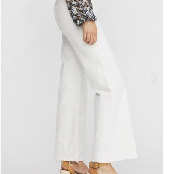 Free People Denim - Free People Straight Flare Jeans.